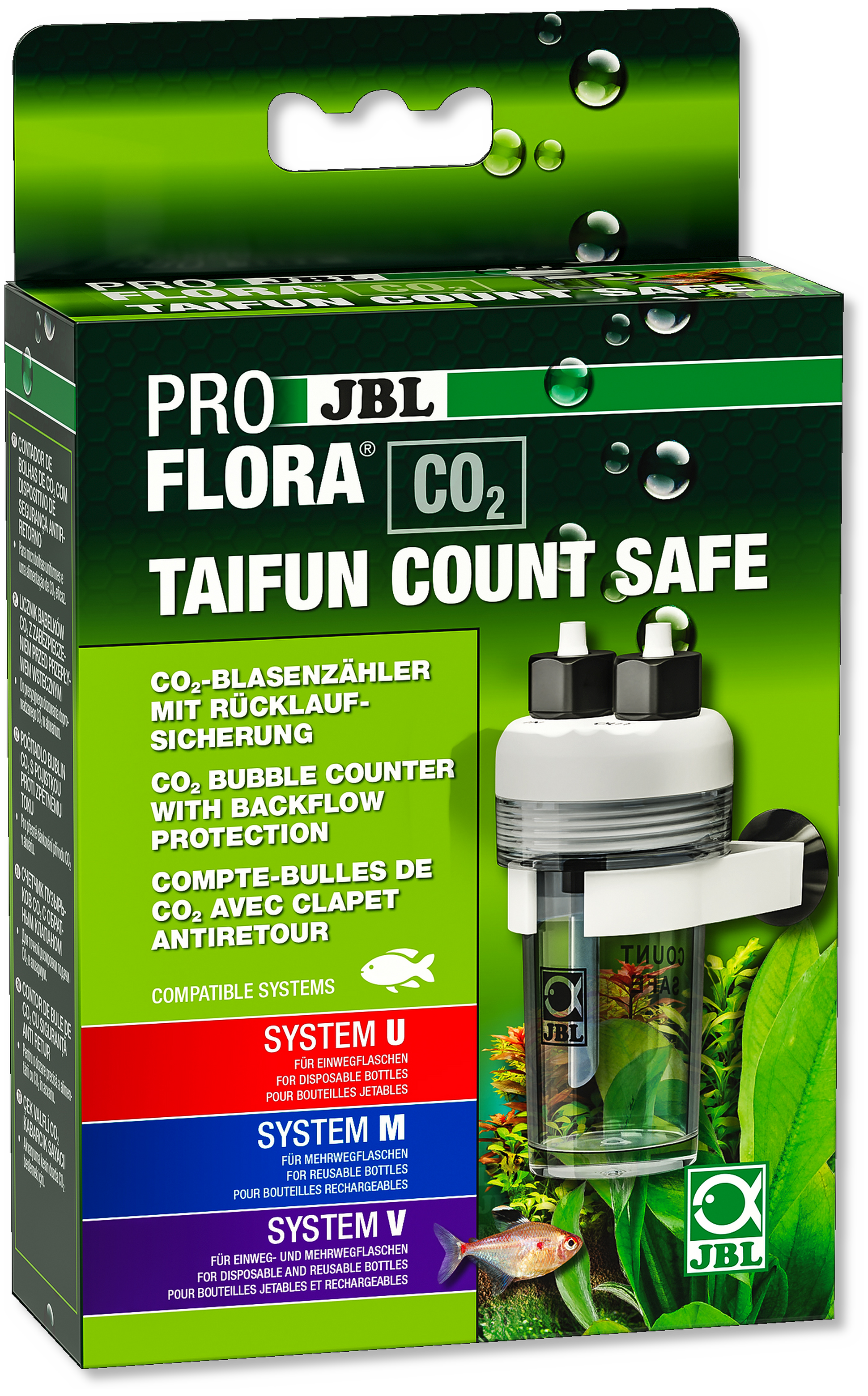 JBL - PROFLORA - CO2 Taifun Count Safe Blasenzähler