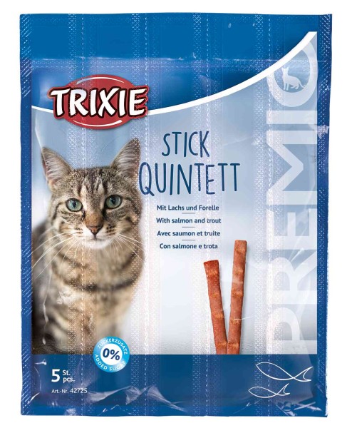 TRIXIE - PREMIO Stick Quintett - Lachs & Forelle