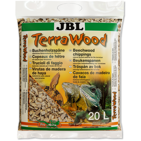 JBL - TerraWood Bodengrund für trockene und halbtrockene Terrarien 10-20mm 20l