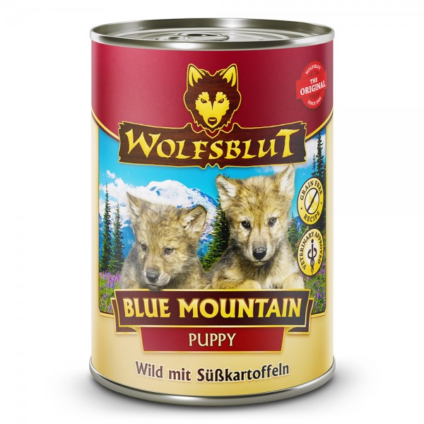 Wolfsblut Nassfutter - Blue Mountain PUPPY - Wildfleisch mit Süßkartoffel