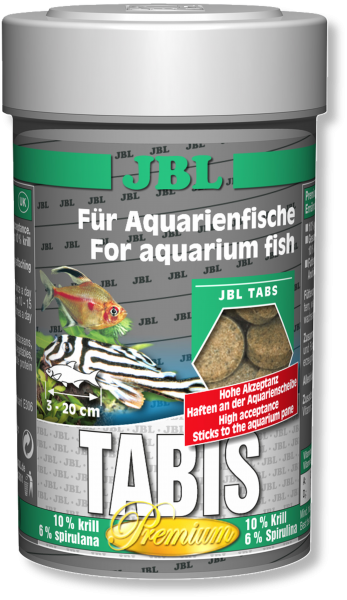 JBL - Tabis Premiumfuttertabletten für Süß- und Meerwasserfische 250ml