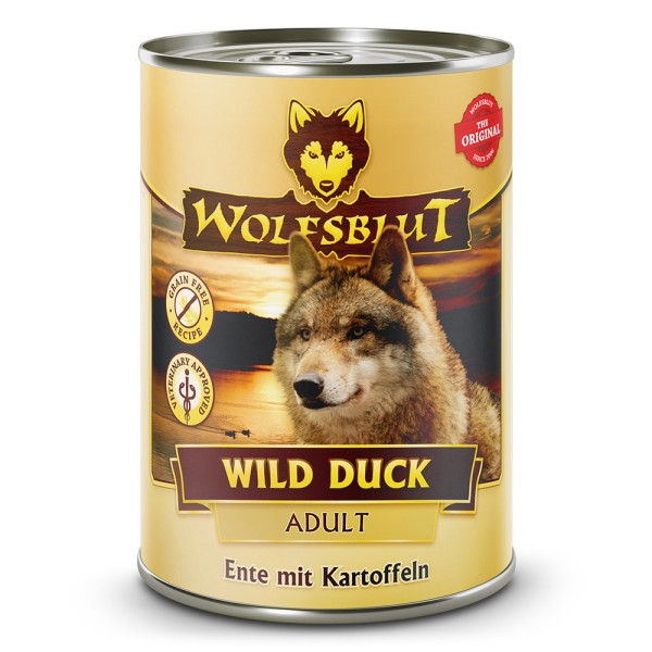 Wolfsblut Nassfutter - Wild Duck - Ente mit Kürbis