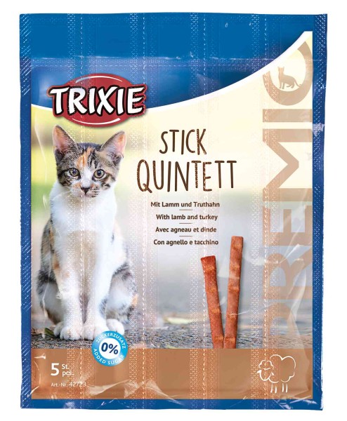 TRIXIE - PREMIO Stick Quintett - Lamm & Truthahn