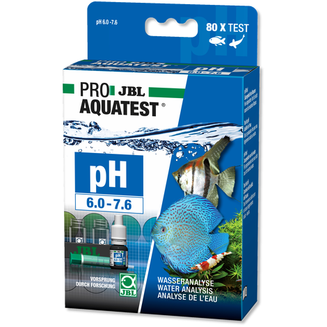 JBL - PROAQUATEST pH 6.0-7.6 Schnelltest für Süß-/Meerwasser-Aquarien & Teichen