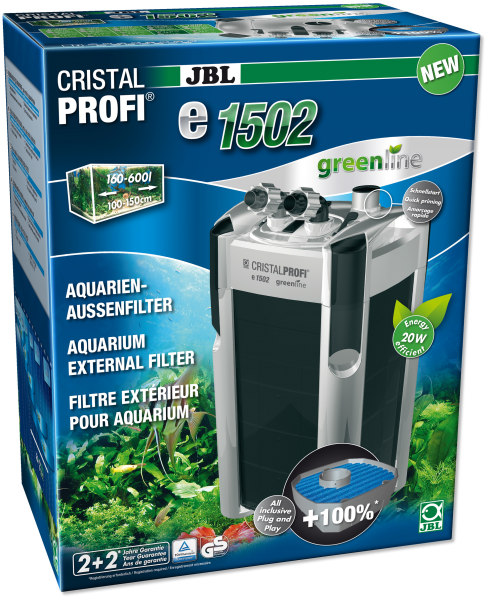 JBL Aquaristik - CristalProfi e1502 greenline Außenfilter
