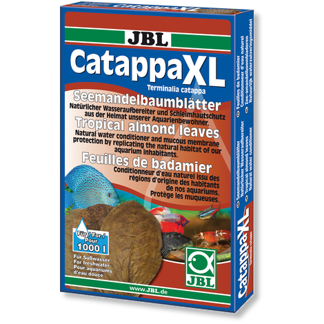 JBL - Catappa XL Seemandelbaumblätter für Süßwasser-Aquarien
