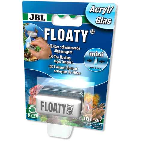 JBL - Floaty Acryl/Glas Schwimmender Scheiben-Reinigungsmagnet für 4 mm