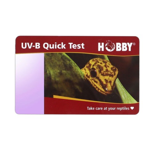 HOBBY Terraristik - UVB Quick Test - Schnelltest für UVB-Lampen