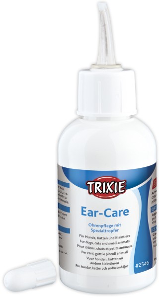 TRIXIE - Ohrenpflege mit Spezialtropfer